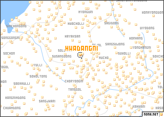 map of Hwadang-ni