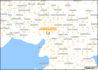 map of Hwa-dong