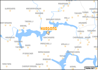 map of Hwa-dong