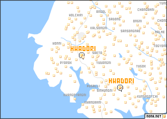 map of Hwado-ri