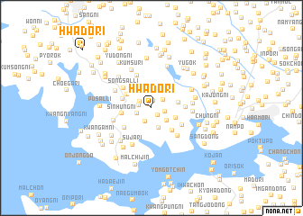 map of Hwado-ri