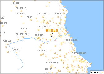 map of Hwaga