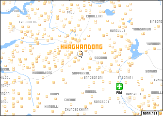 map of Hwagwan-dong