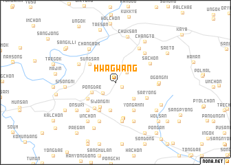 map of Hwagwang