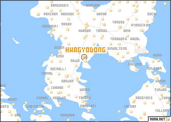 map of Hwagyo-dong