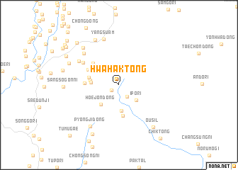 map of Hwahak-tong