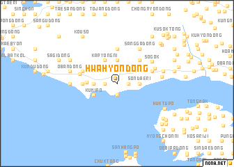 map of Hwahyŏn-dong