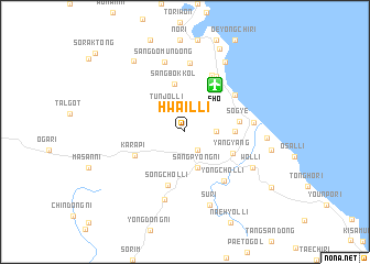 map of Hwail-li