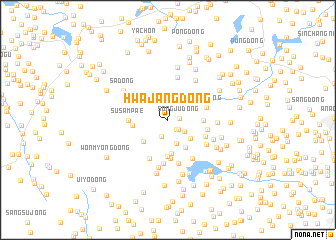 map of Hwajang-dong