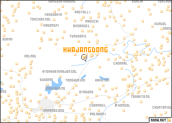 map of Hwajang-dong