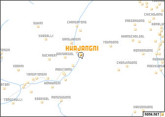 map of Hwajang-ni