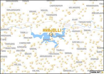 map of Hwajŏl-li