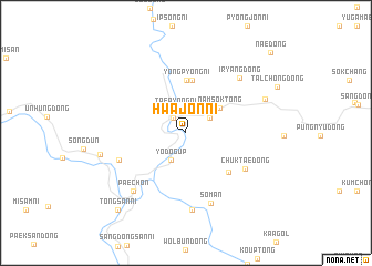 map of Hwajŏn-ni