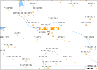 map of Hwajung-ni