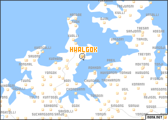 map of Hwalgok