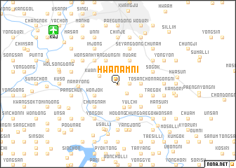 map of Hwanam-ni