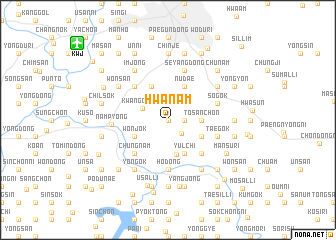 map of Hwanam