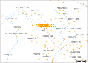 map of Hwangch\