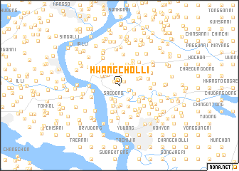 map of Hwangch\