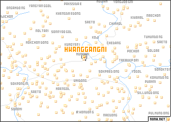 map of Hwanggang-ni