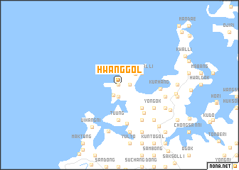 map of Hwang-gol