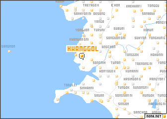map of Hwang-gol