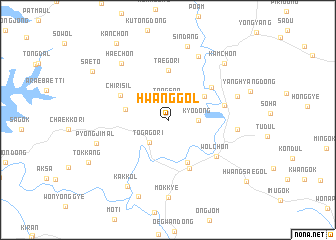 map of Hwang-gol