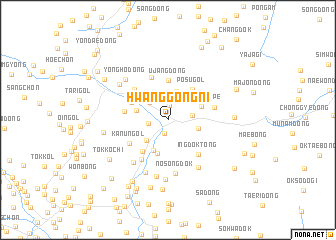 map of Hwanggong-ni