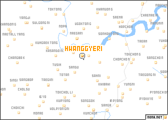 map of Hwanggye-ri