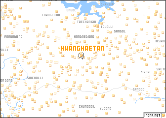 map of Hwanghaet\