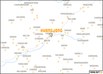 map of Hwangjŏng