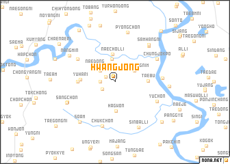 map of Hwangjŏng