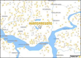 map of Hwangmae-dong