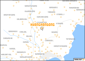 map of Hwangman-dong