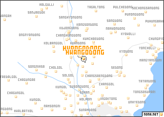 map of Hwangŏ-dong