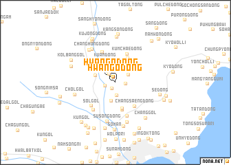 map of Hwangŏ-dong