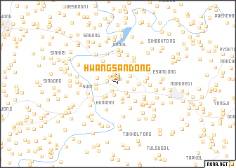 map of Hwangsan-dong