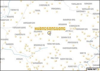 map of Hwangsŏng-dong