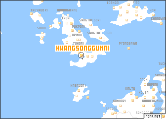 map of Hwangsŏnggŭm-ni