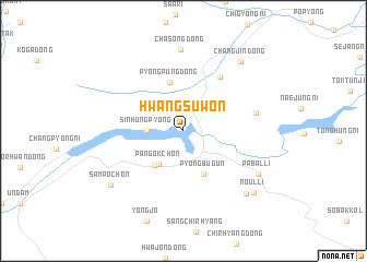 map of Hwangsuwŏn