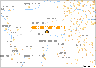 map of Hwara-nodongjagu