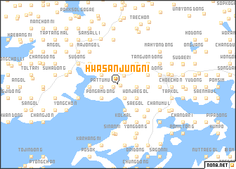 map of Hwasanjung-ni