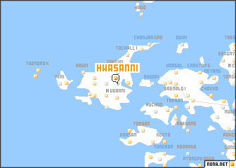 map of Hwasan-ni