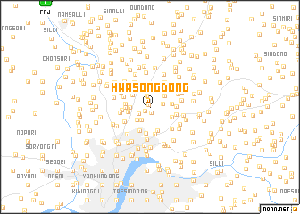 map of Hwasŏng-dong