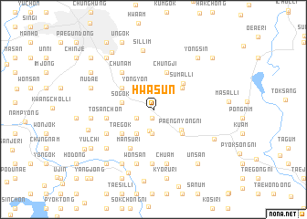 map of Hwasun