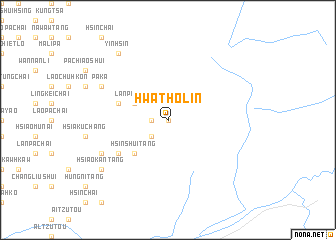 map of Hwa-tho-lin