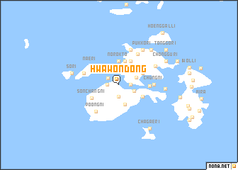 map of Hwawŏn-dong