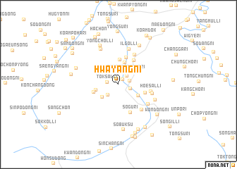 map of Hwayang-ni