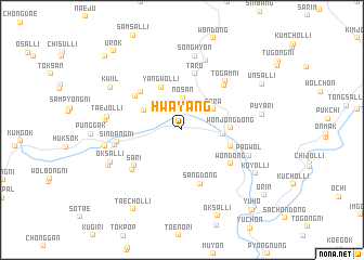 map of Hwayang