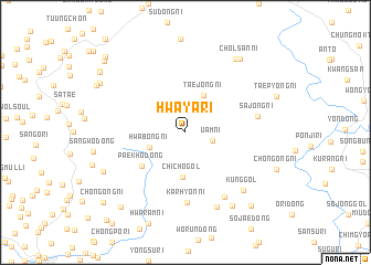 map of Hwaya-ri